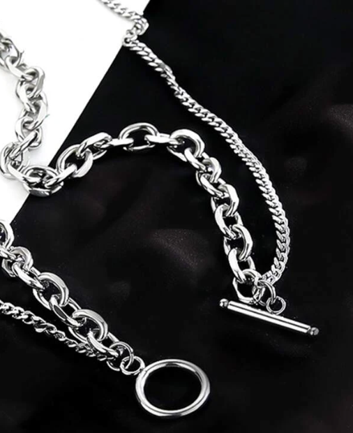 Layered Punk Necklace