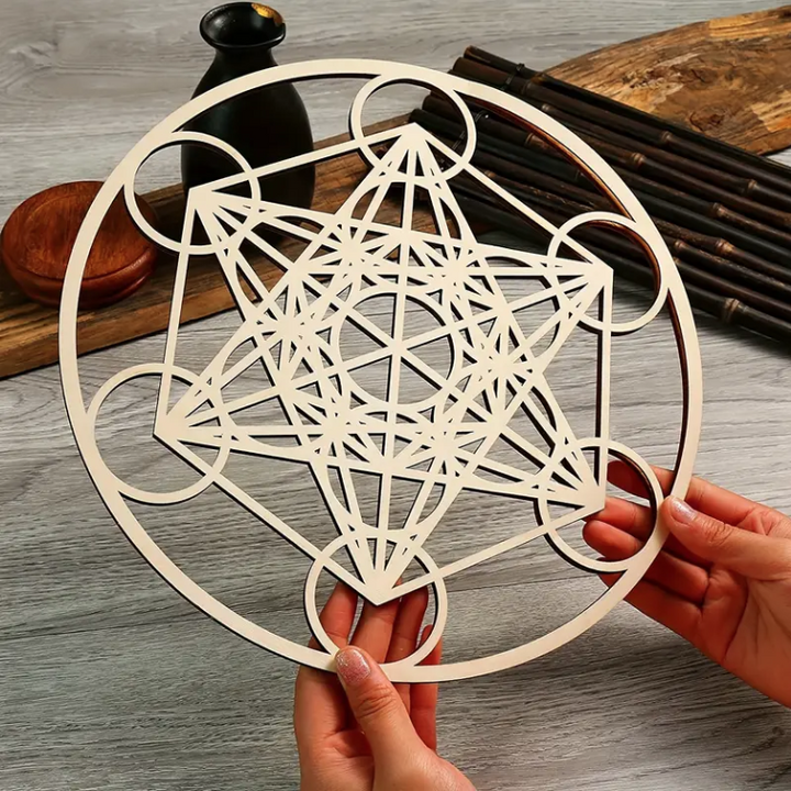 Archangel of Metatron Sacred Geometry Symbol Wall Art