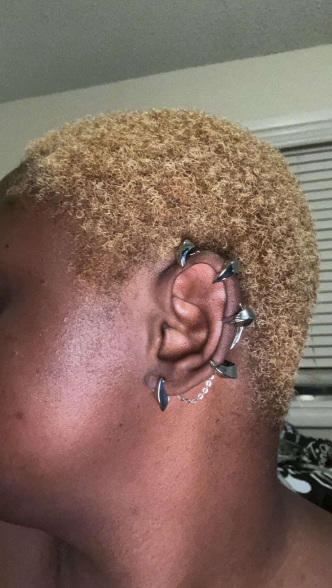 Goth Claw Ear Cuff (1 pc)