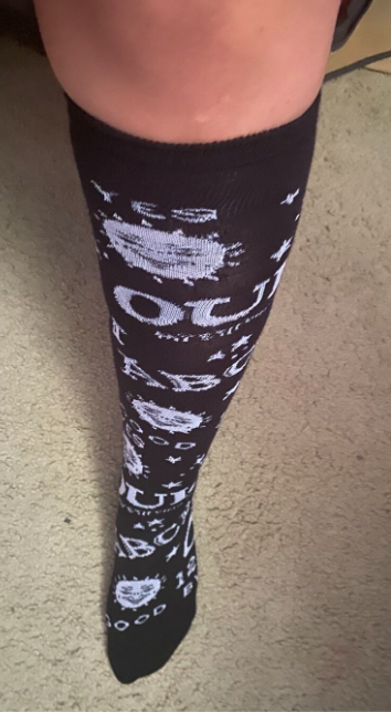 Gothic Ouija Full Length Socks