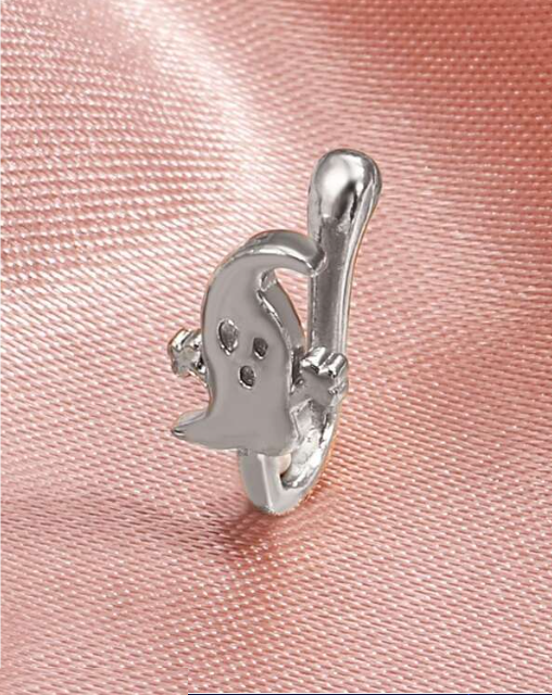 Clip-On Ghost Nose Cuff