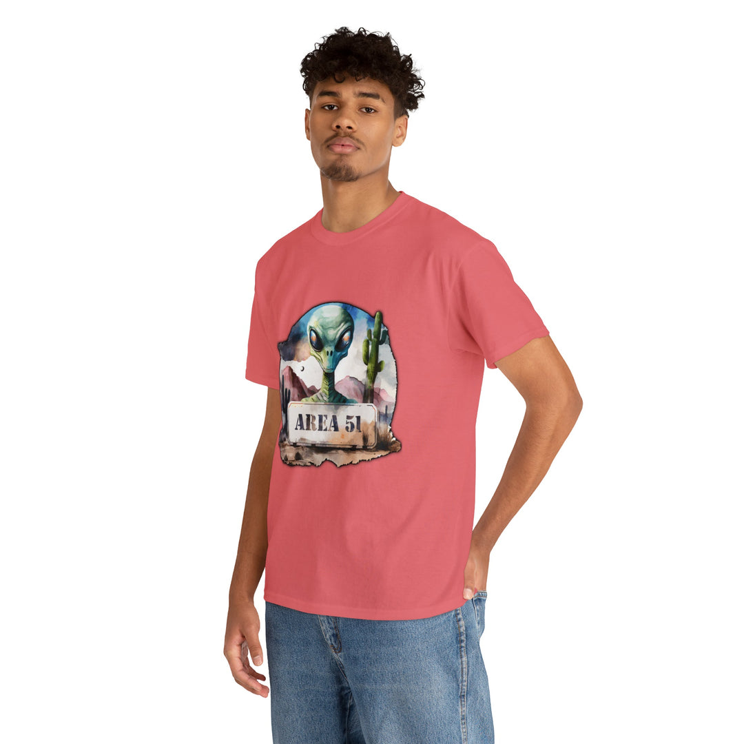 Area 51 Abstract - Unisex Heavy Cotton Tee