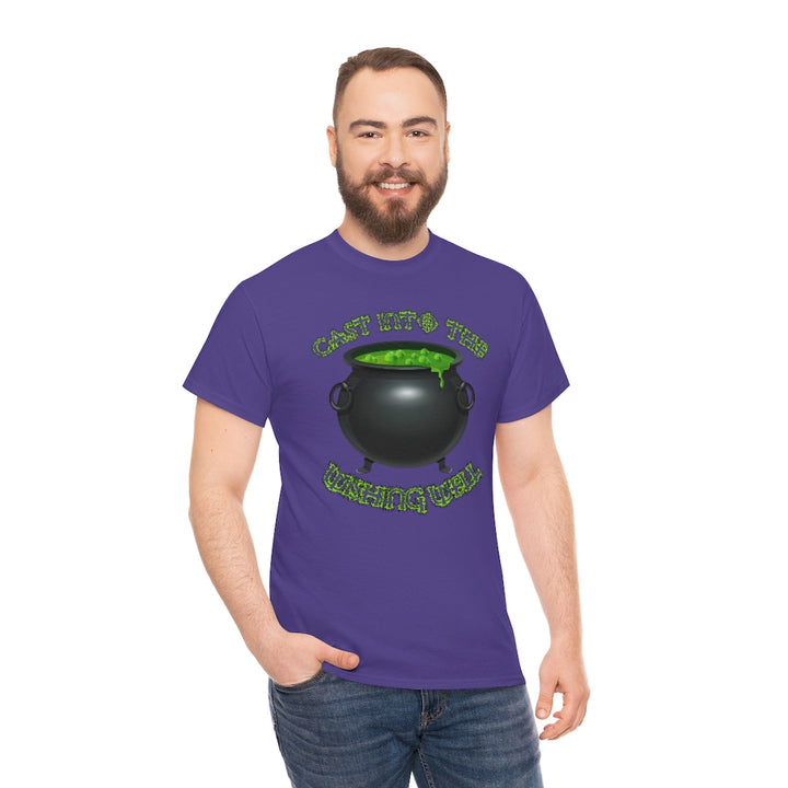 Cast Into the Wishing Well - Unisex Heavy Cotton Tee
