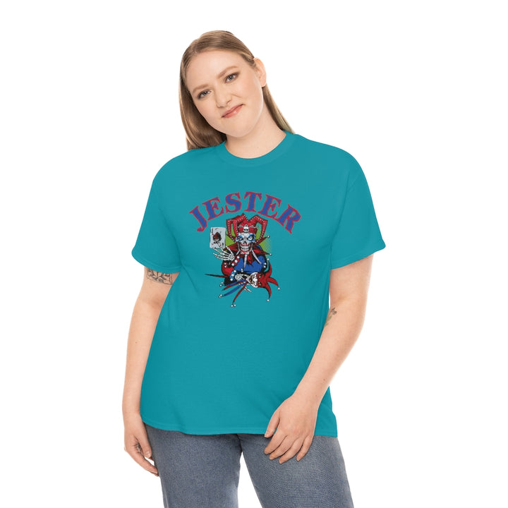Jester Skull - Unisex Heavy Cotton Tee