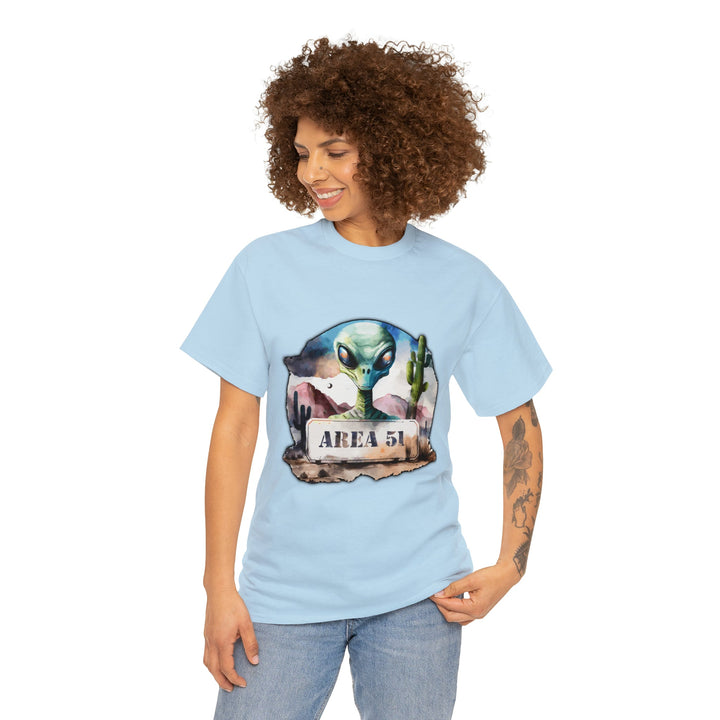 Area 51 Abstract - Unisex Heavy Cotton Tee