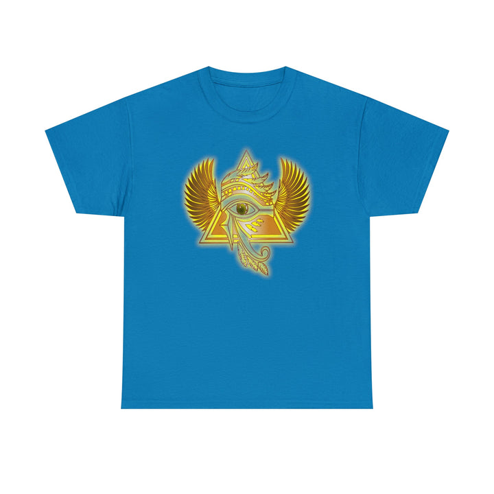 Egyptian Pyramid All-Seeing-Eye - Unisex Heavy Cotton Tee