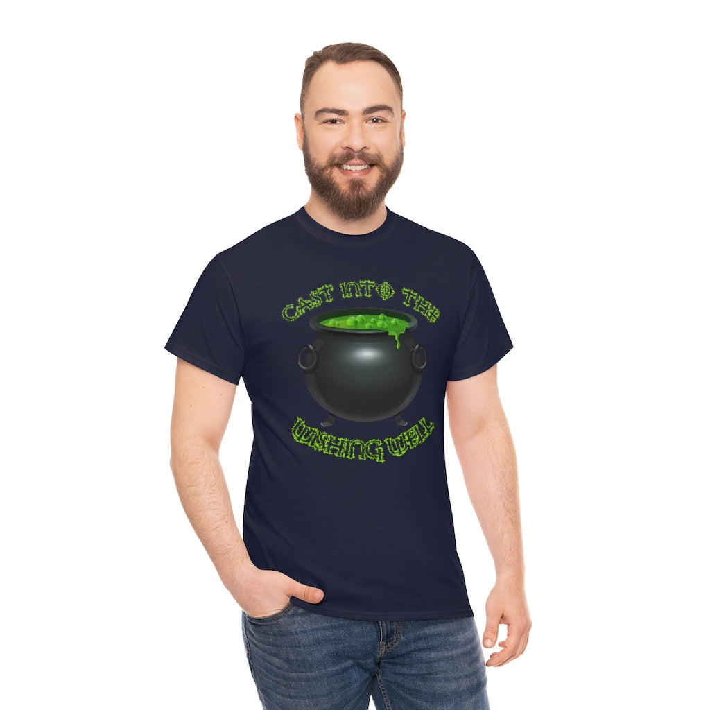 Cast Into the Wishing Well - Unisex Heavy Cotton Tee