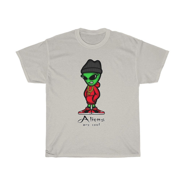 Aliens Are Cool - Unisex Heavy Cotton Tee
