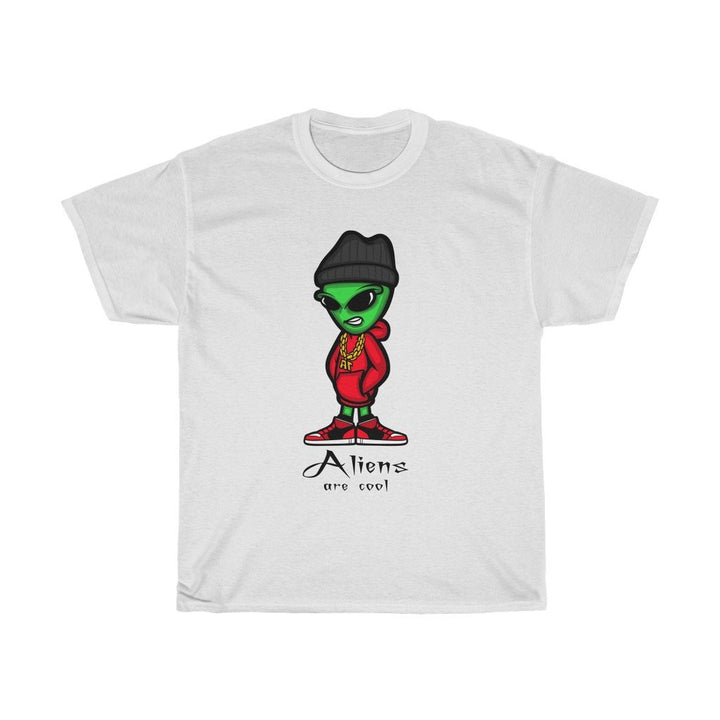 Aliens Are Cool - Unisex Heavy Cotton Tee