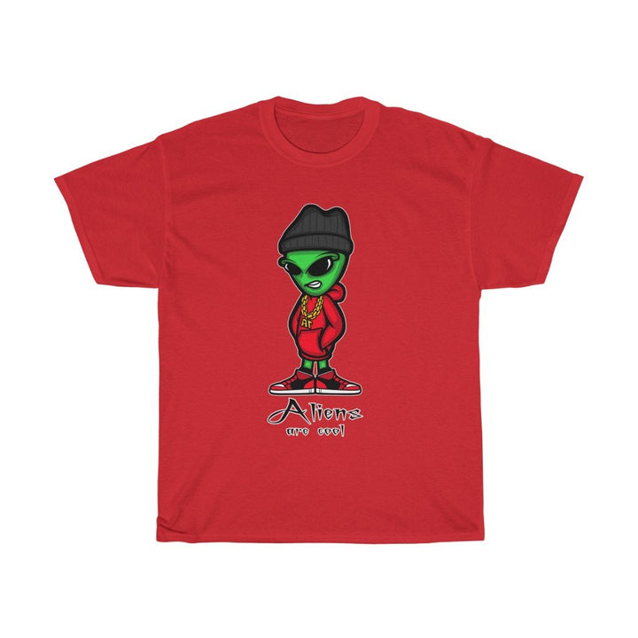 Aliens Are Cool - Unisex Heavy Cotton Tee