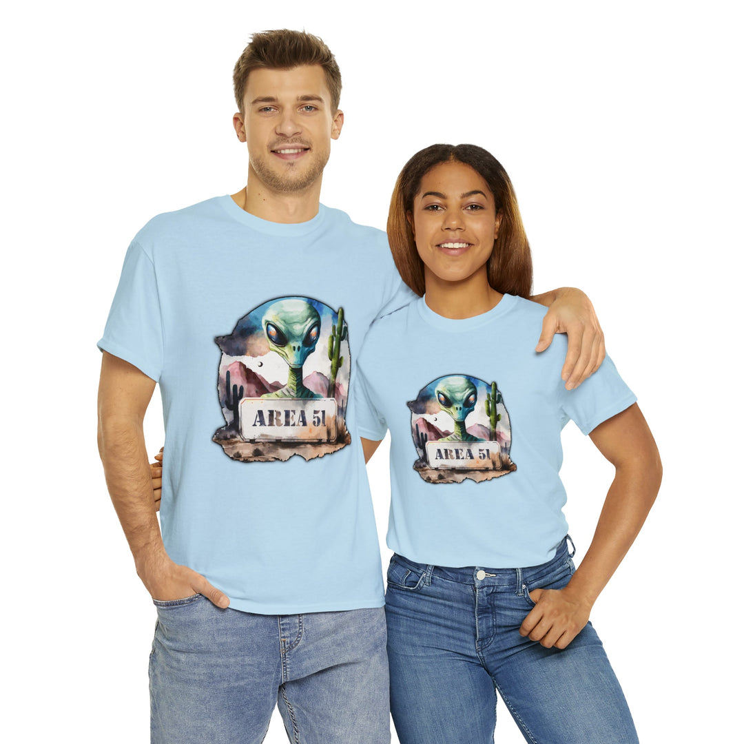 Area 51 Abstract - Unisex Heavy Cotton Tee