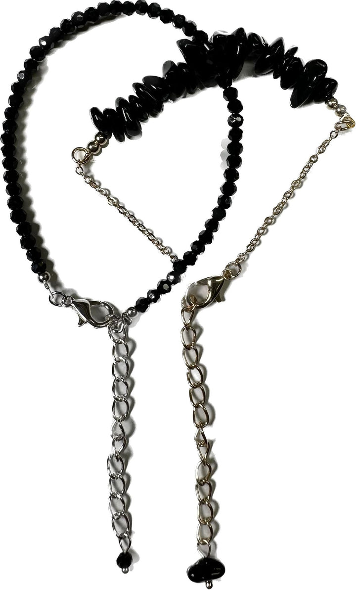 Black Tourmaline Empath Protection Bracelet 2 pc Set