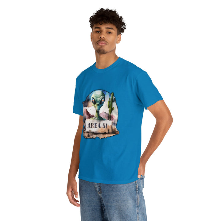 Area 51 Abstract - Unisex Heavy Cotton Tee