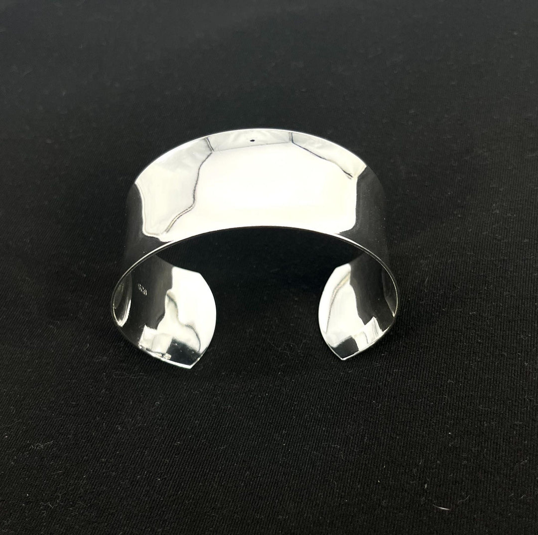 Wide Bangle Sterling Silver 925