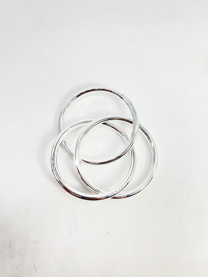 Three Ring Bangle Sterling Silver 925