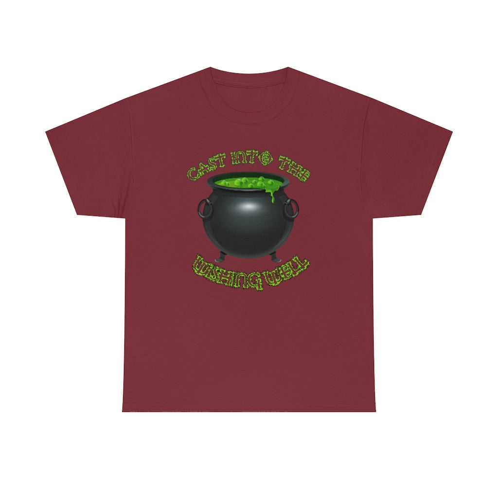 Cast Into the Wishing Well - Unisex Heavy Cotton Tee