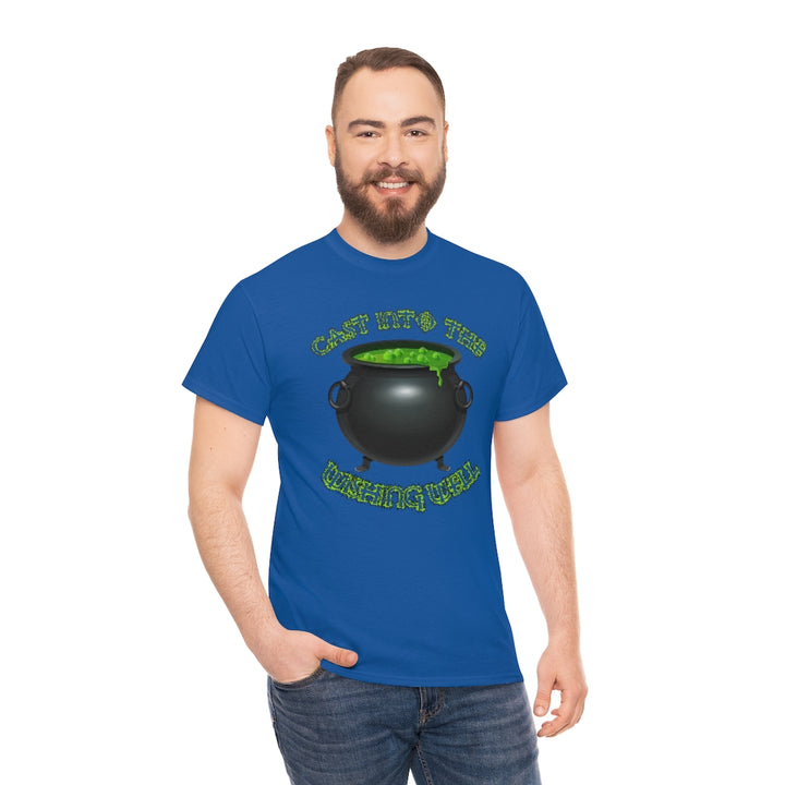 Cast Into the Wishing Well - Unisex Heavy Cotton Tee