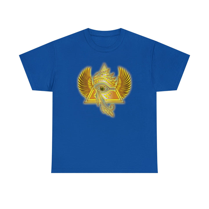 Egyptian Pyramid All-Seeing-Eye - Unisex Heavy Cotton Tee