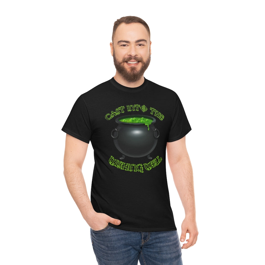 Cast Into the Wishing Well - Unisex Heavy Cotton Tee