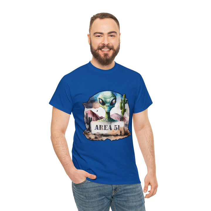 Area 51 Abstract - Unisex Heavy Cotton Tee