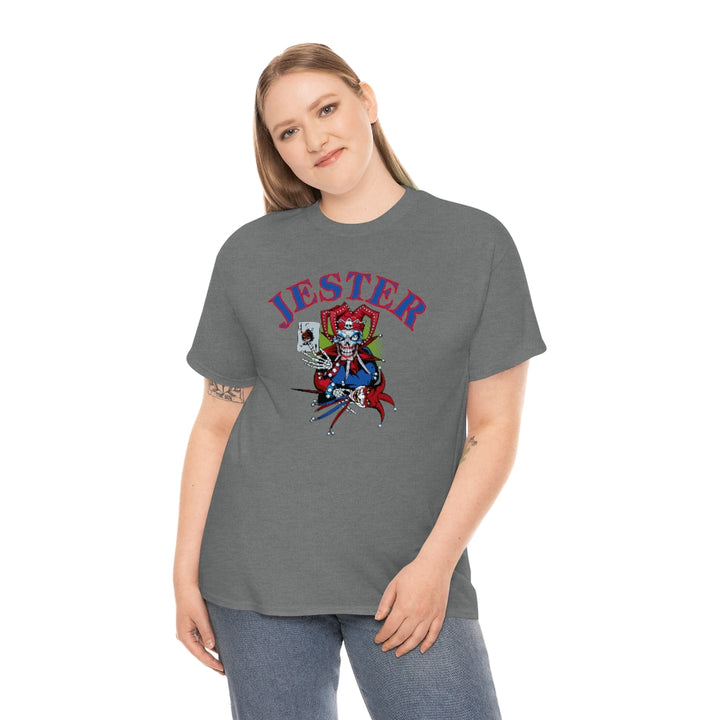 Jester Skull - Unisex Heavy Cotton Tee