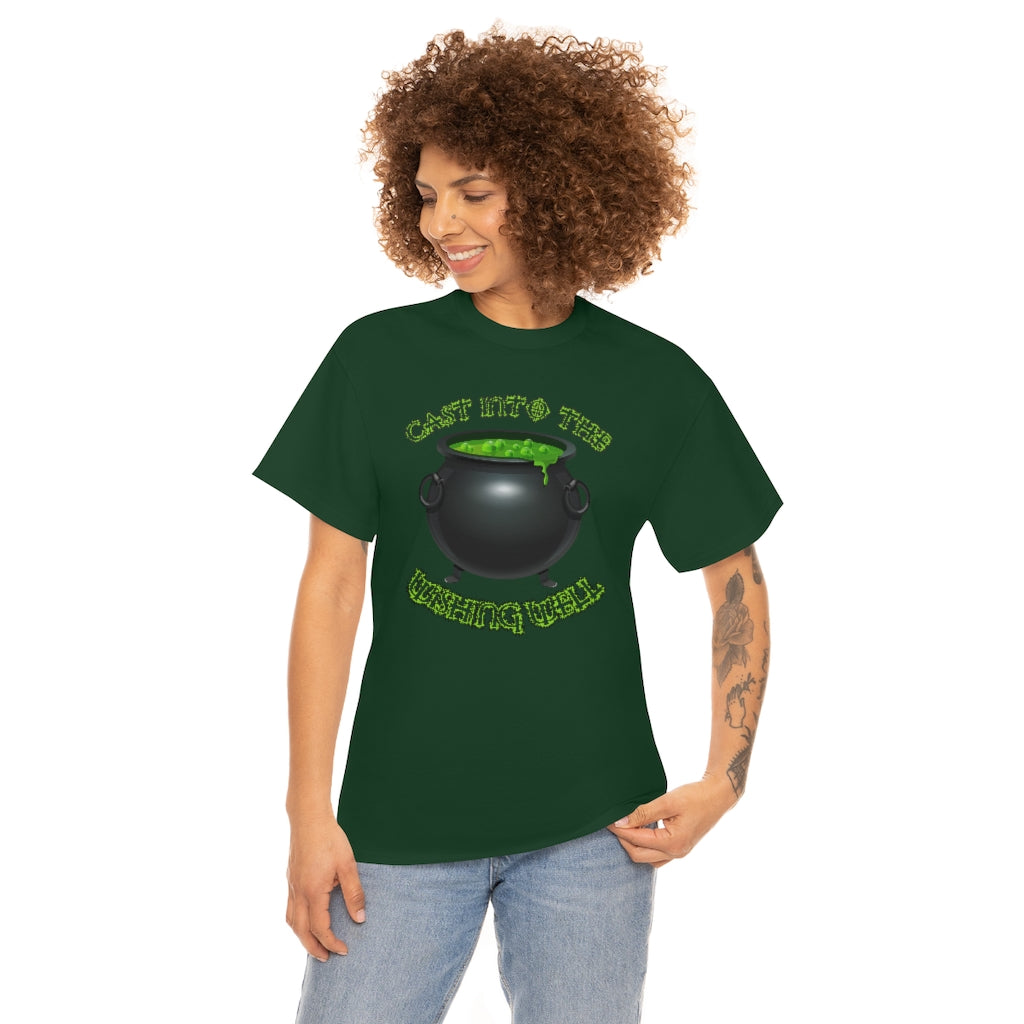 Cast Into the Wishing Well - Unisex Heavy Cotton Tee