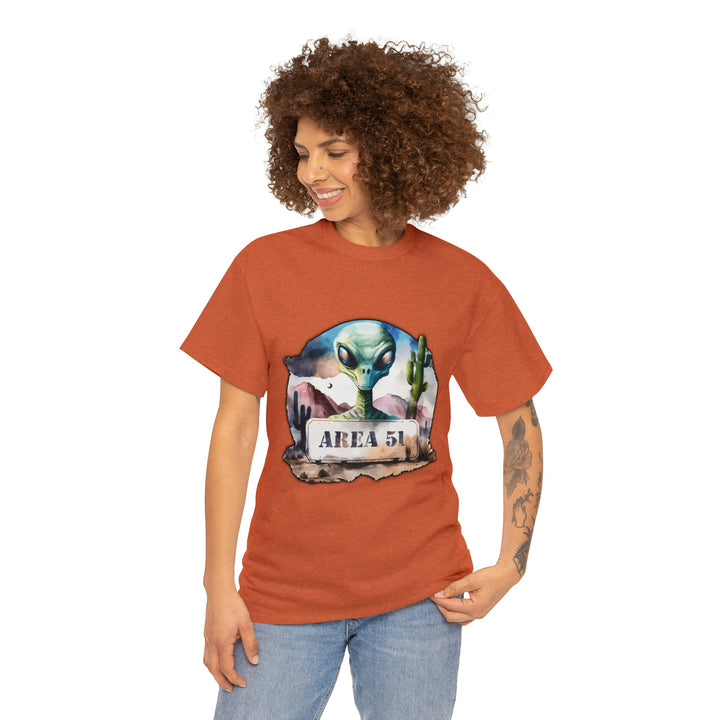 Area 51 Abstract - Unisex Heavy Cotton Tee