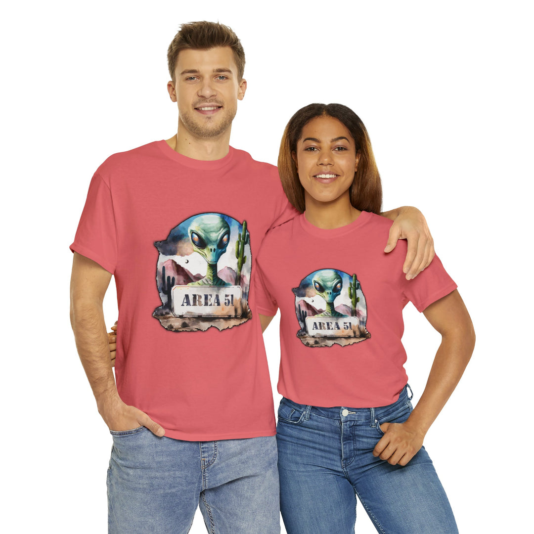 Area 51 Abstract - Unisex Heavy Cotton Tee