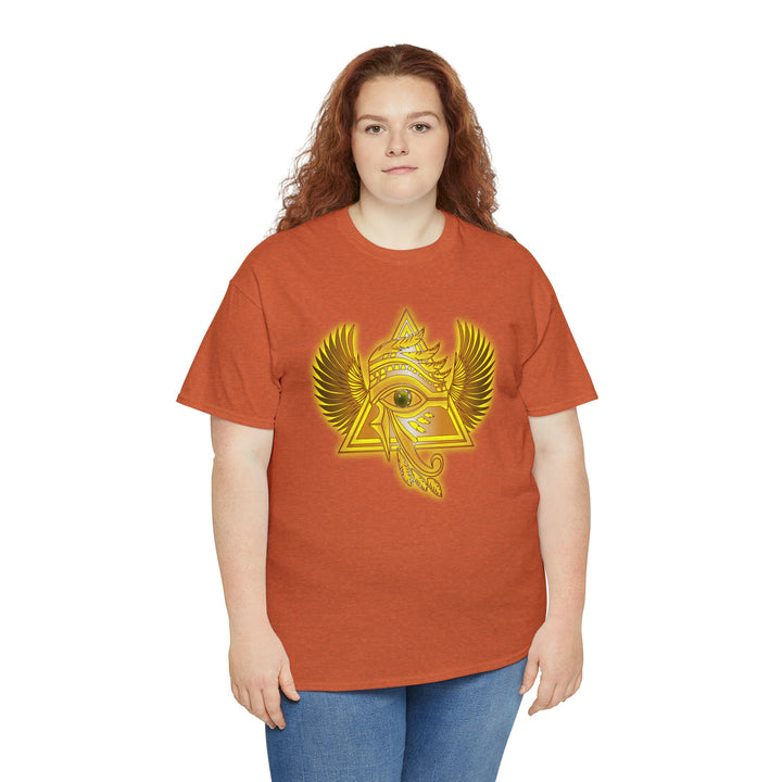 Egyptian Pyramid All-Seeing-Eye - Unisex Heavy Cotton Tee