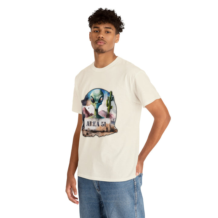 Area 51 Abstract - Unisex Heavy Cotton Tee