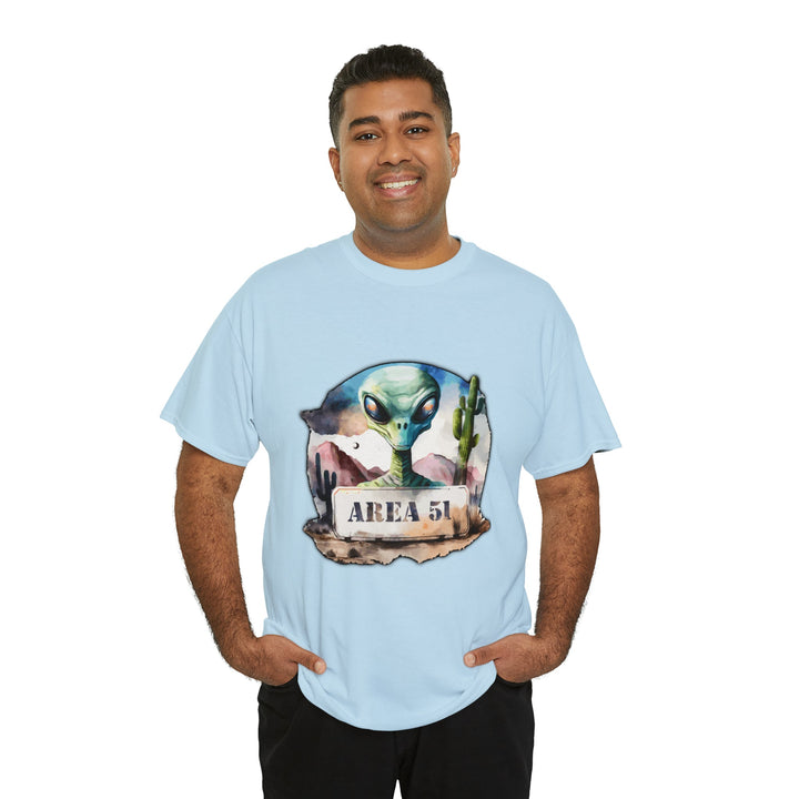 Area 51 Abstract - Unisex Heavy Cotton Tee