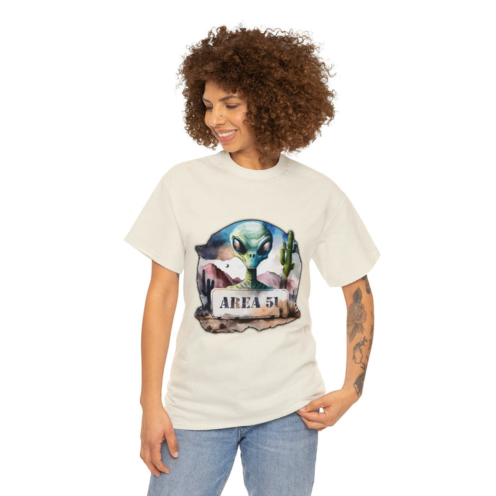 Area 51 Abstract - Unisex Heavy Cotton Tee