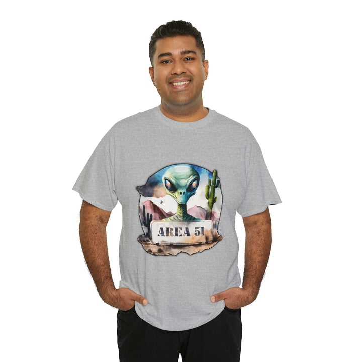 Area 51 Abstract - Unisex Heavy Cotton Tee