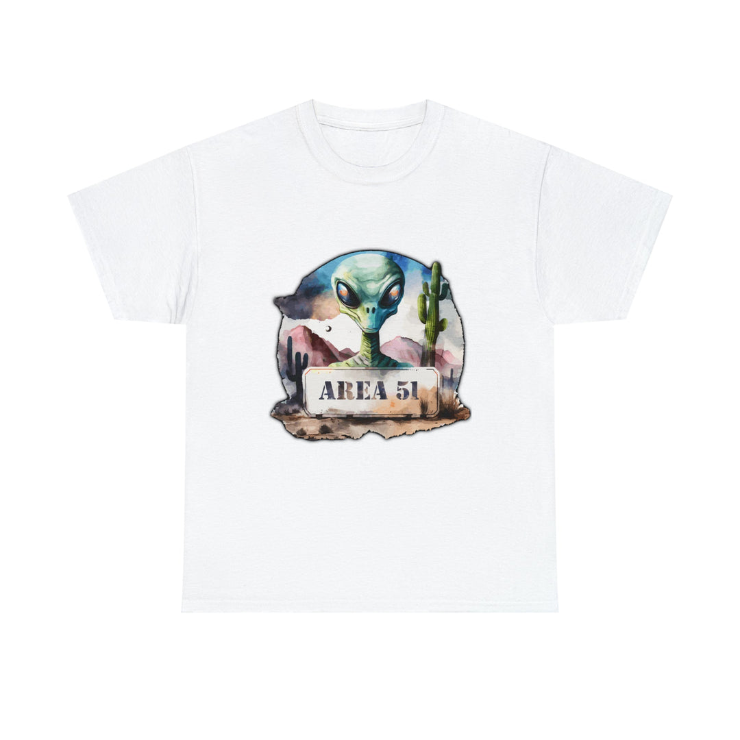 Area 51 Abstract - Unisex Heavy Cotton Tee