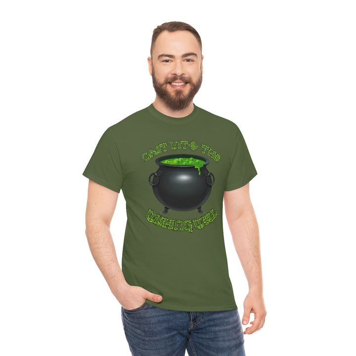 Cast Into the Wishing Well - Unisex Heavy Cotton Tee