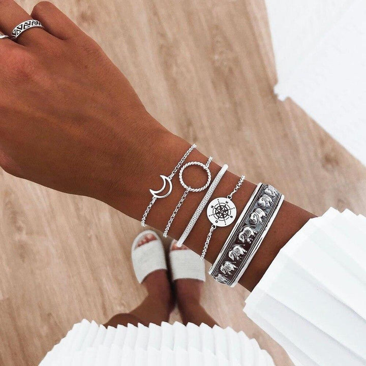5-pcs Boho Wrist Set