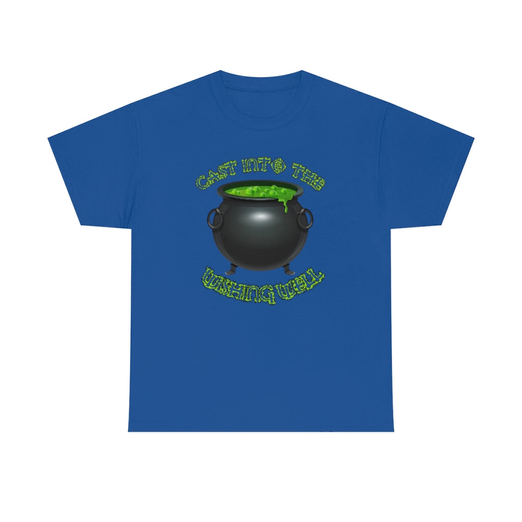 Cast Into the Wishing Well - Unisex Heavy Cotton Tee
