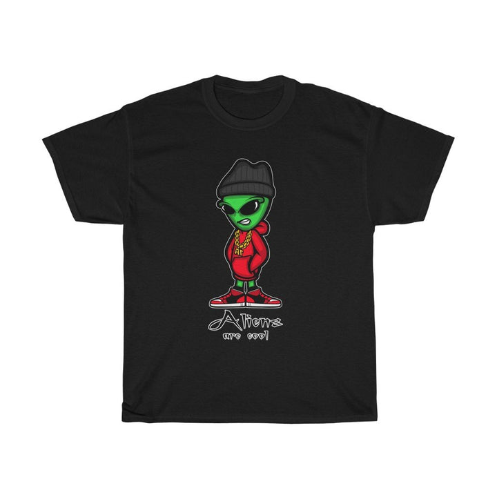 Aliens Are Cool - Unisex Heavy Cotton Tee