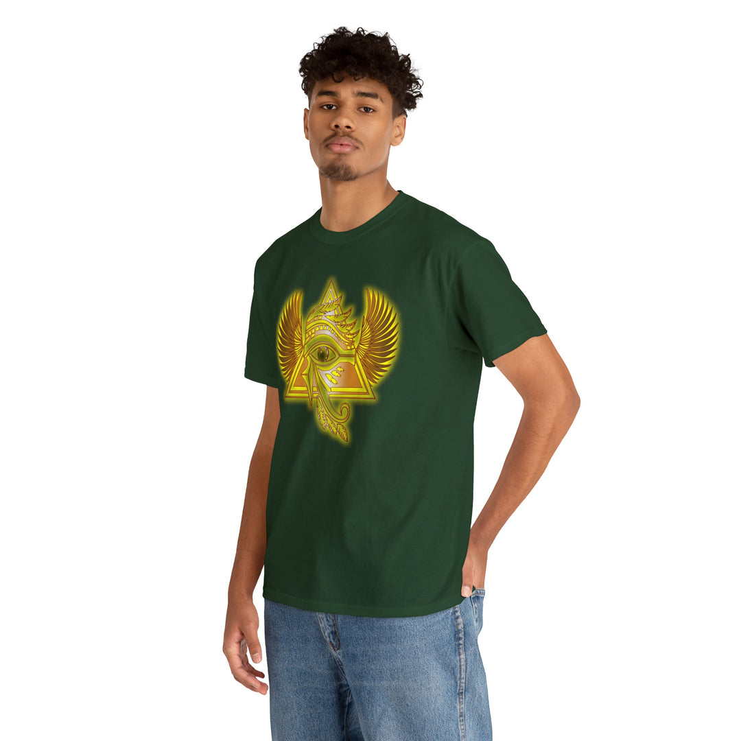Egyptian Pyramid All-Seeing-Eye - Unisex Heavy Cotton Tee