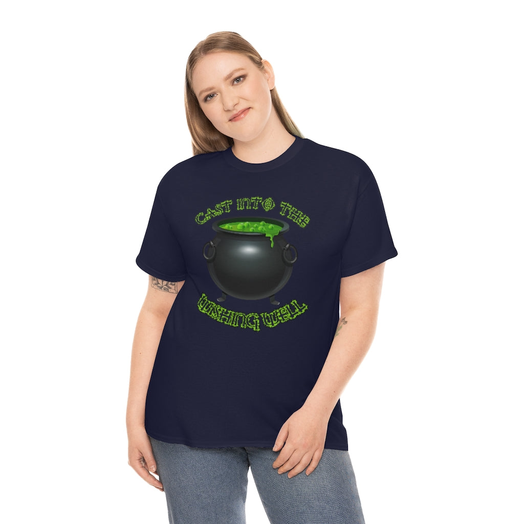 Cast Into the Wishing Well - Unisex Heavy Cotton Tee