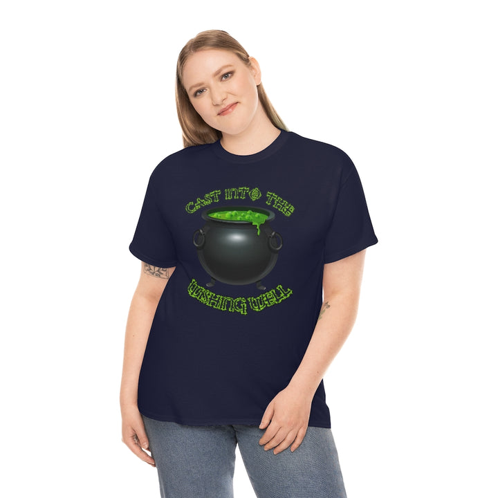 Cast Into the Wishing Well - Unisex Heavy Cotton Tee