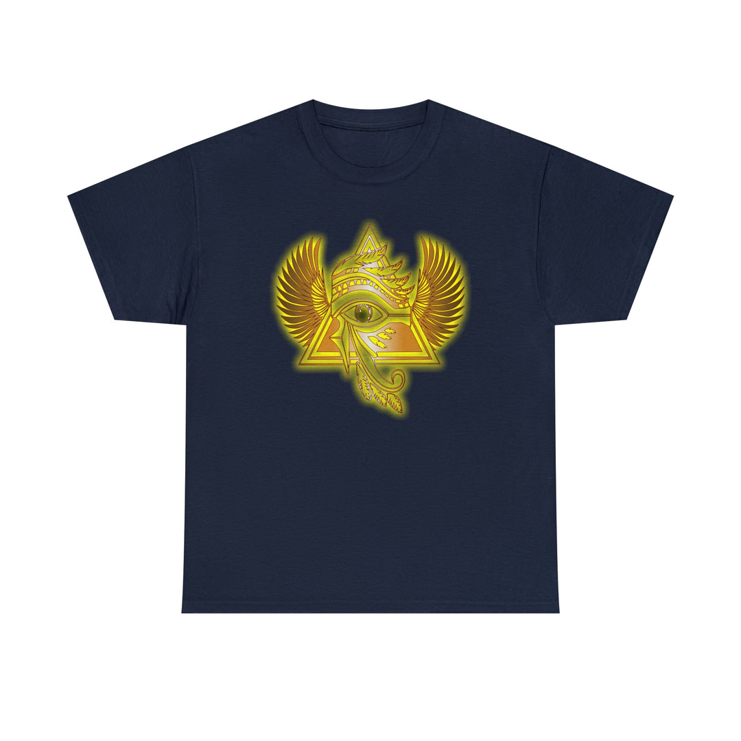 Egyptian Pyramid All-Seeing-Eye - Unisex Heavy Cotton Tee