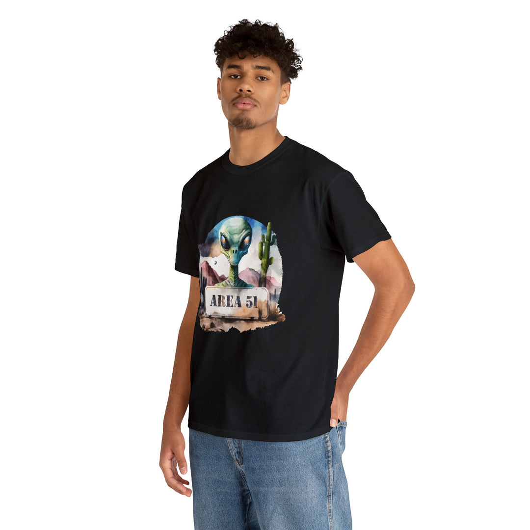 Area 51 Abstract - Unisex Heavy Cotton Tee