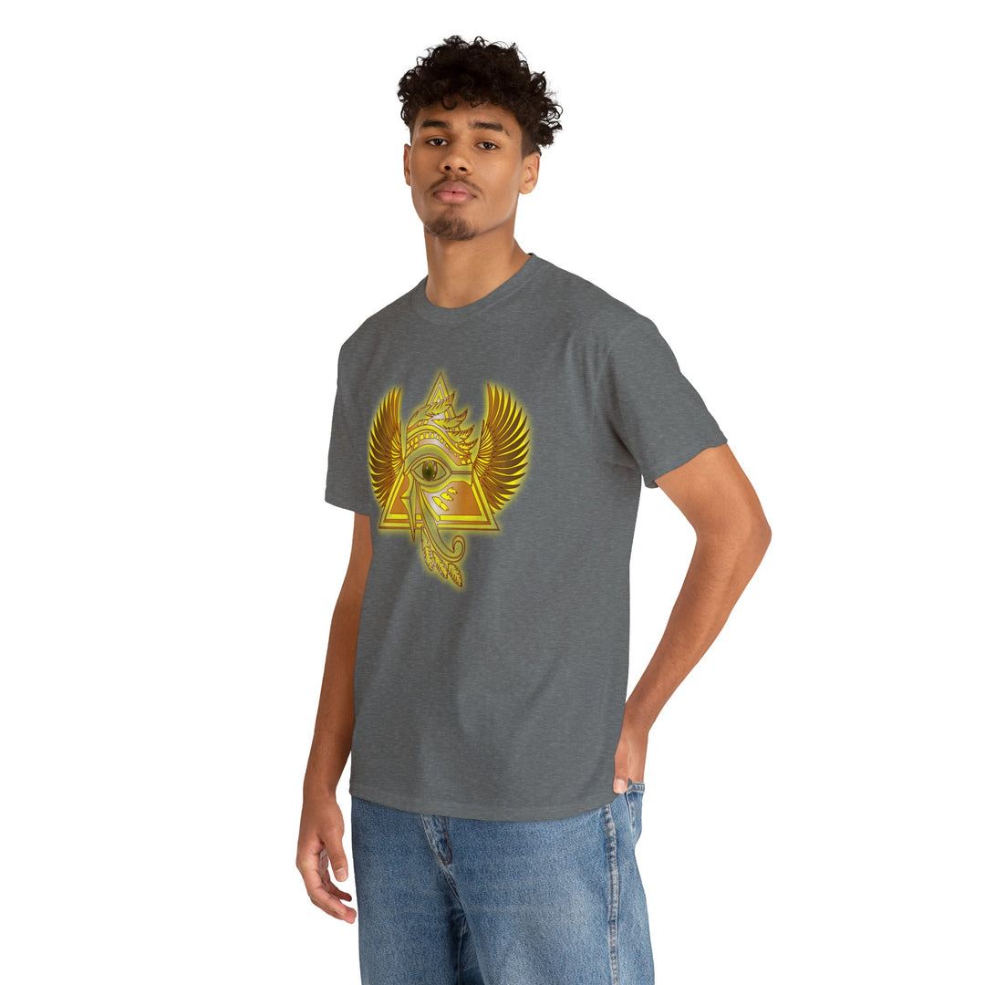 Egyptian Pyramid All-Seeing-Eye - Unisex Heavy Cotton Tee