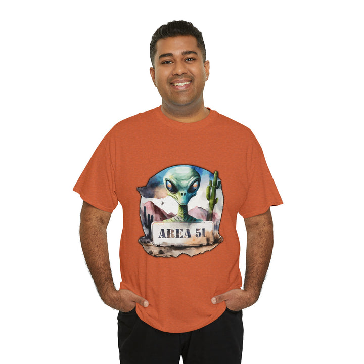 Area 51 Abstract - Unisex Heavy Cotton Tee