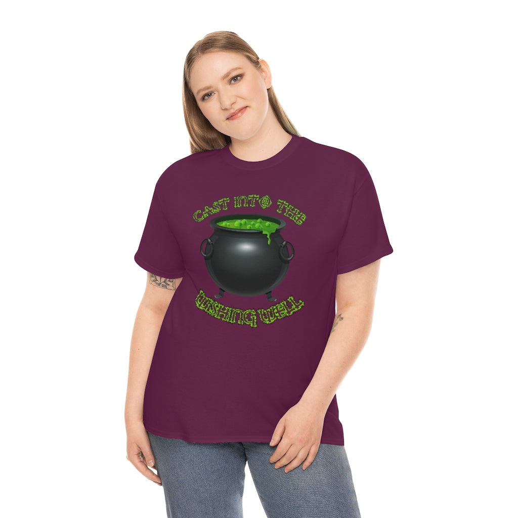 Cast Into the Wishing Well - Unisex Heavy Cotton Tee