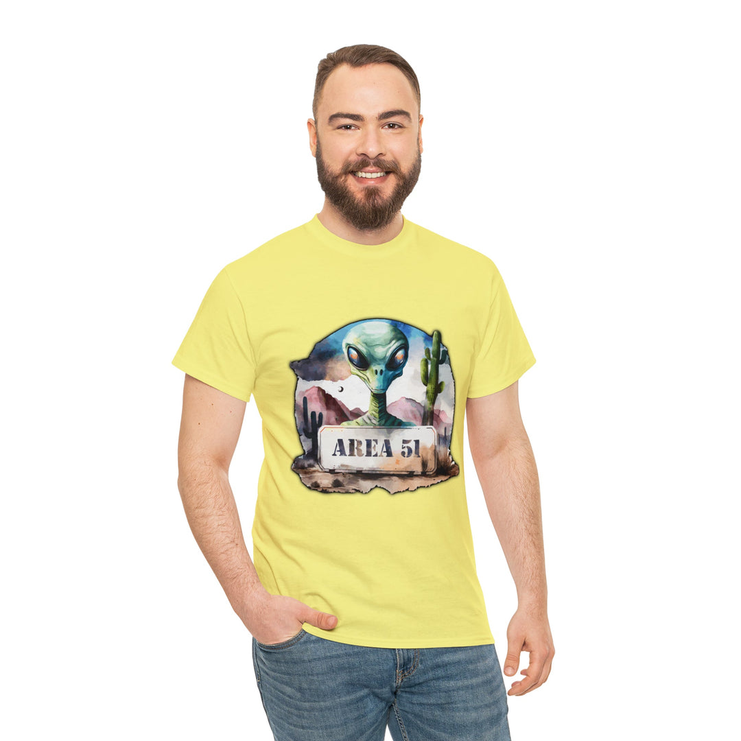 Area 51 Abstract - Unisex Heavy Cotton Tee