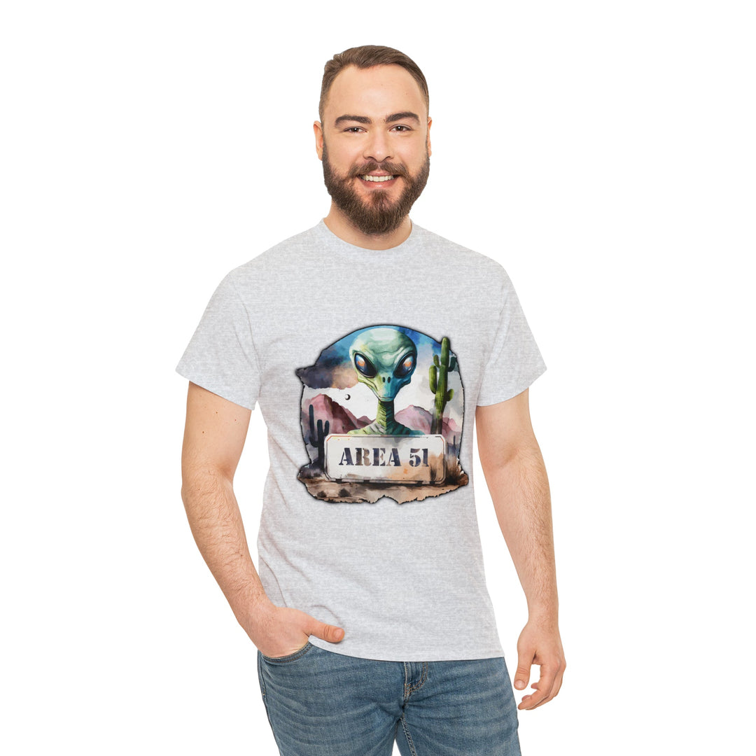 Area 51 Abstract - Unisex Heavy Cotton Tee
