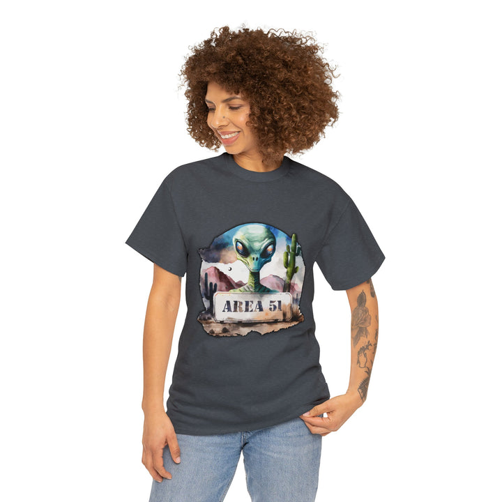 Area 51 Abstract - Unisex Heavy Cotton Tee