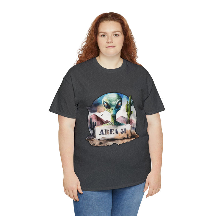 Area 51 Abstract - Unisex Heavy Cotton Tee